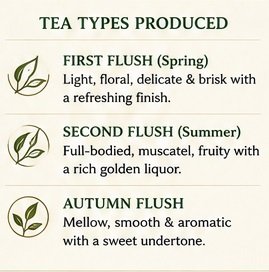 Alubari Tea types produced