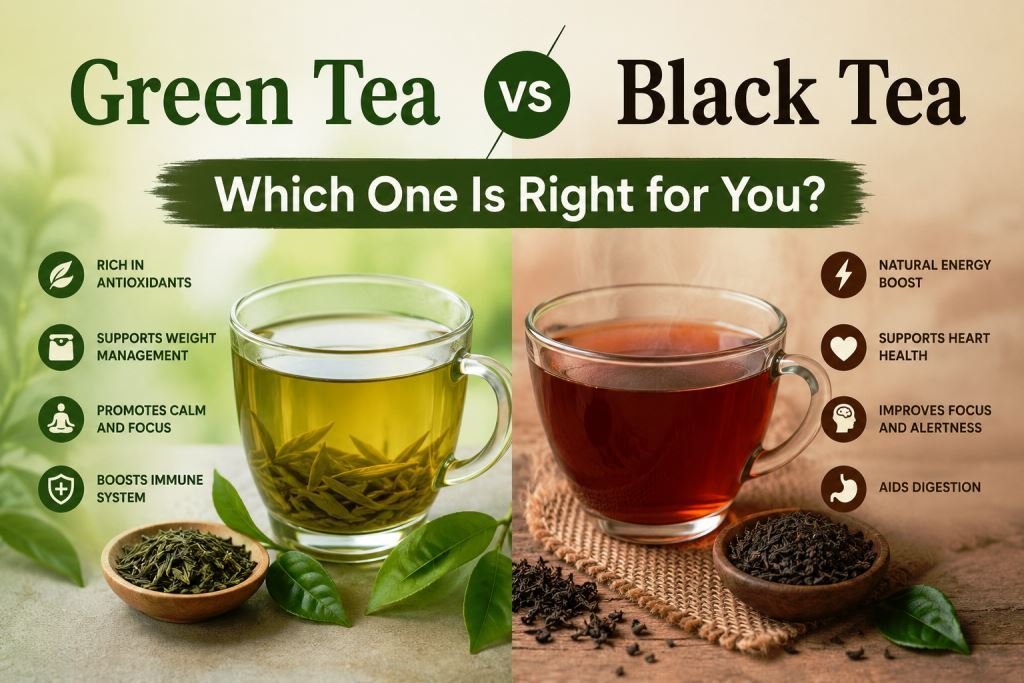 Green Tea vs Black Tea: Benefits, Differences & Which to Choose | Gelassen