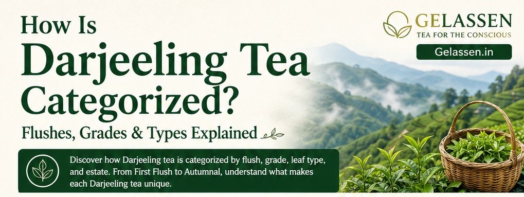 How Is Darjeeling Tea Categorized? Flushes, Grades & Types Explained | Gelassen